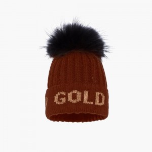 Bonnet Goldbergh HODD faux pom Beige | TO1583460
