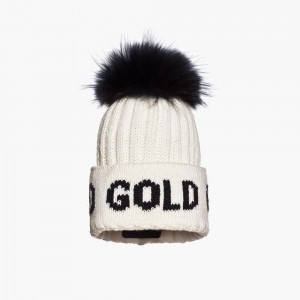 Bonnet Goldbergh HODD faux pom Blanche | OJ0624395