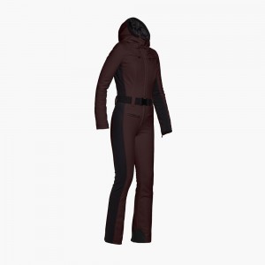 Combinaison Ski Goldbergh PARRY Marron Foncé | JS4632198