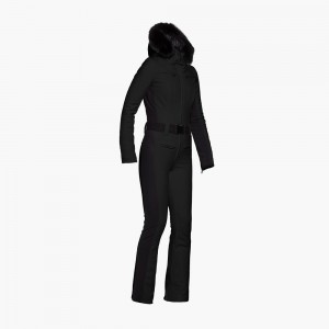 Combinaison Ski Goldbergh PARRY faux border long Noir | UT1425763