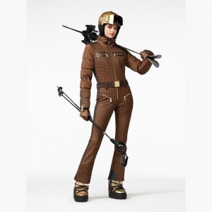 Combinaison Ski Goldbergh STARSTRUCK Marron Foncé | BE0872693