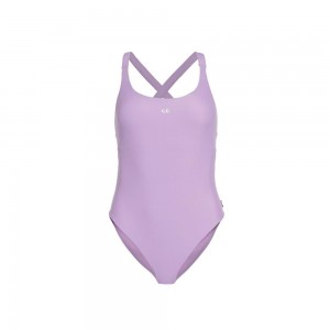 Maillots De Bain Goldbergh WAVE bathing suit Violette | XK4603287
