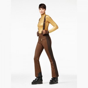Pantalon Ski Goldbergh STARSKI Marron Foncé | PR9843762
