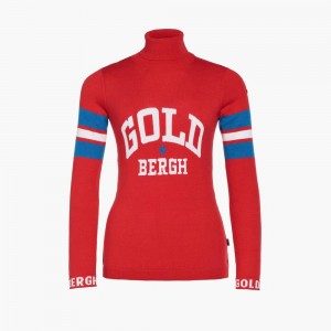 Pull Goldbergh BISCUIT long sleeve knit Rouge | ZX2356041