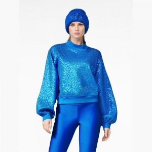 Pull Goldbergh LOLA round neck Bleu | EJ5368914
