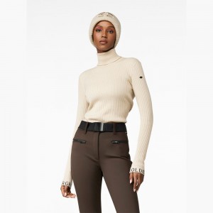 Pull Goldbergh MIRA long sleeve knit Beige | YN3591248