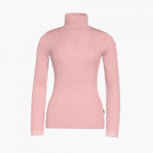 Pull Goldbergh MIRA long sleeve knit Rose | TQ2873406