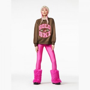 Pull Goldbergh RINK crew neck Marron | FA9463812