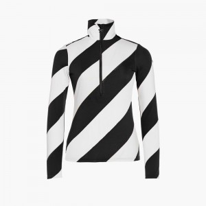 Ski Pully Goldbergh LOLLYPOP Noir Blanche | JX4590186