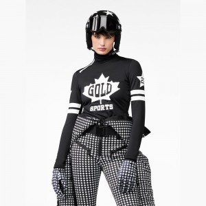Ski Pully Goldbergh MAPLE LEAF Noir | JZ6942081