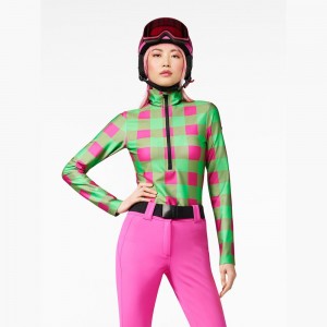 Ski Pully Goldbergh WOODY Vert Rose | CY9815230