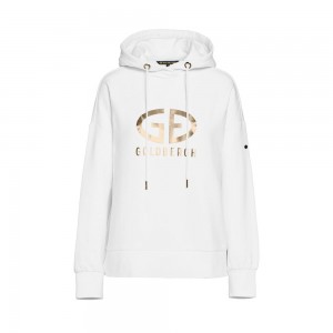 Sweat a Capuche Goldbergh HARVARD Blanche | RQ3765491