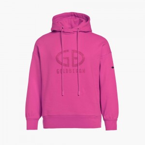 Sweat a Capuche Goldbergh SPARKLING hooded Rose | WZ5637082