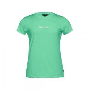 T-Shirts Goldbergh AVERY short sleeve Vert | EQ1573602