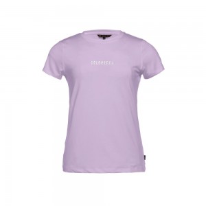 T-Shirts Goldbergh AVERY short sleeve Violette | QP3641809