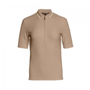 T-Shirts Goldbergh CASSIA short sleeve Marron | IK7341205