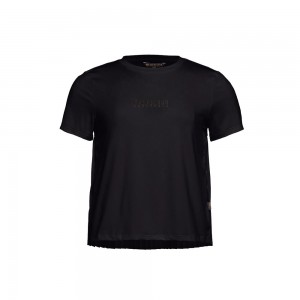 T-Shirts Goldbergh GROOVE short sleeve Noir | ZD6379125