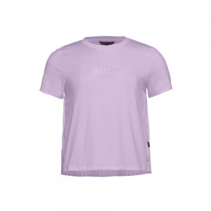 T-Shirts Goldbergh GROOVE short sleeve Violette | JR2865794