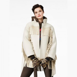Veste Goldbergh FRINGE Beige | QB7213850