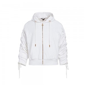 Veste Goldbergh JAZLYN hooded cardigan Blanche | LI5897034