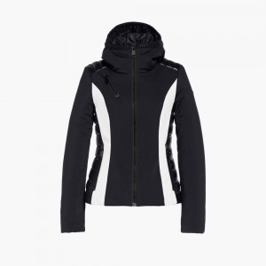 Veste Ski Goldbergh CLASSY Noir Blanche | OA5073896