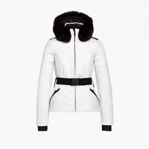 Veste Ski Goldbergh HIDA faux border Blanche | LS9820315