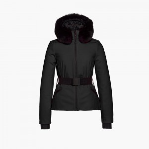 Veste Ski Goldbergh HIDA faux border Noir | HA2839064