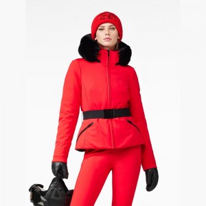 Veste Ski Goldbergh HIDA faux border Rouge | XR5304698