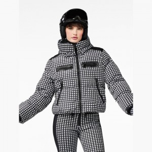Veste Ski Goldbergh TRACK Noir Blanche | BX1894235