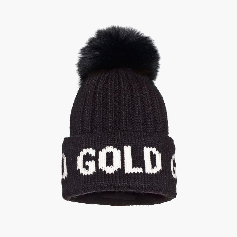 Bonnet Goldbergh HODD faux pom Noir | ET7189346