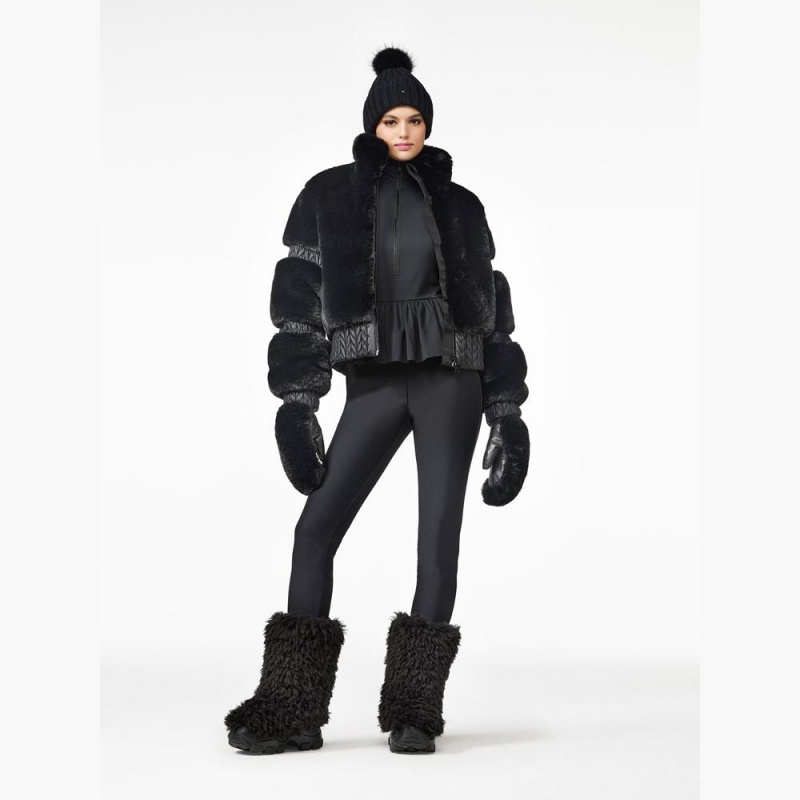 Bonnet Goldbergh UNA faux pom Noir | ZD7142538