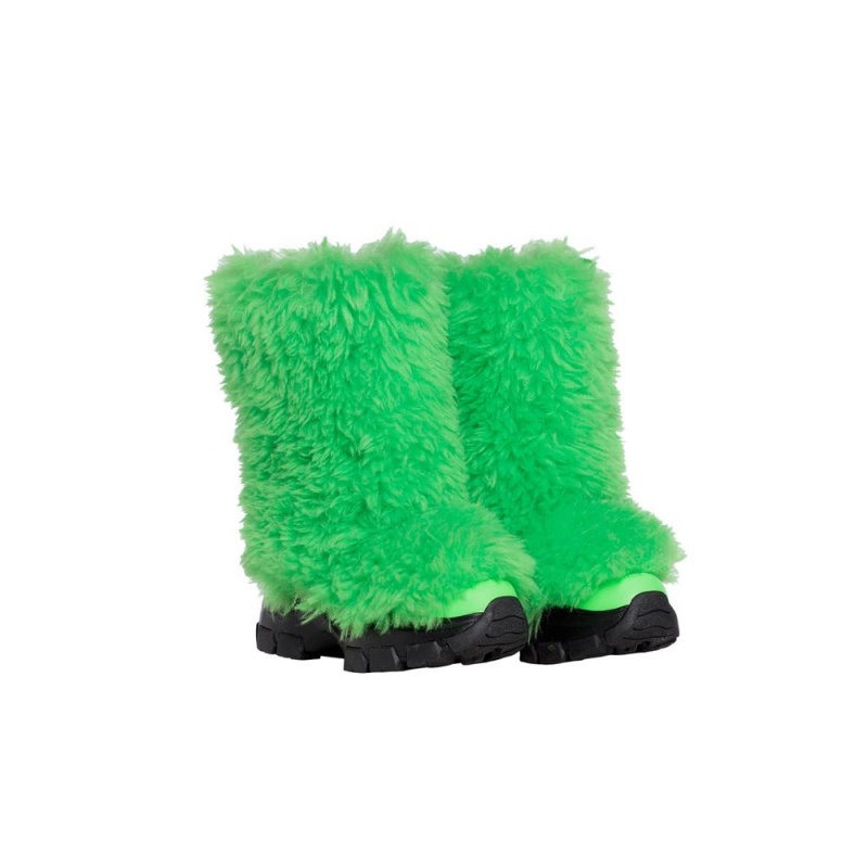 Bottes de Neige Goldbergh BUSHY snowboot faux fur Vert | DF2456193