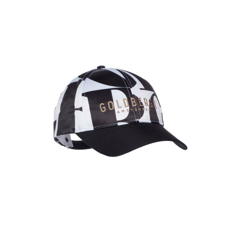 Casquette Goldbergh ADALINE Noir Blanche | VG9872346