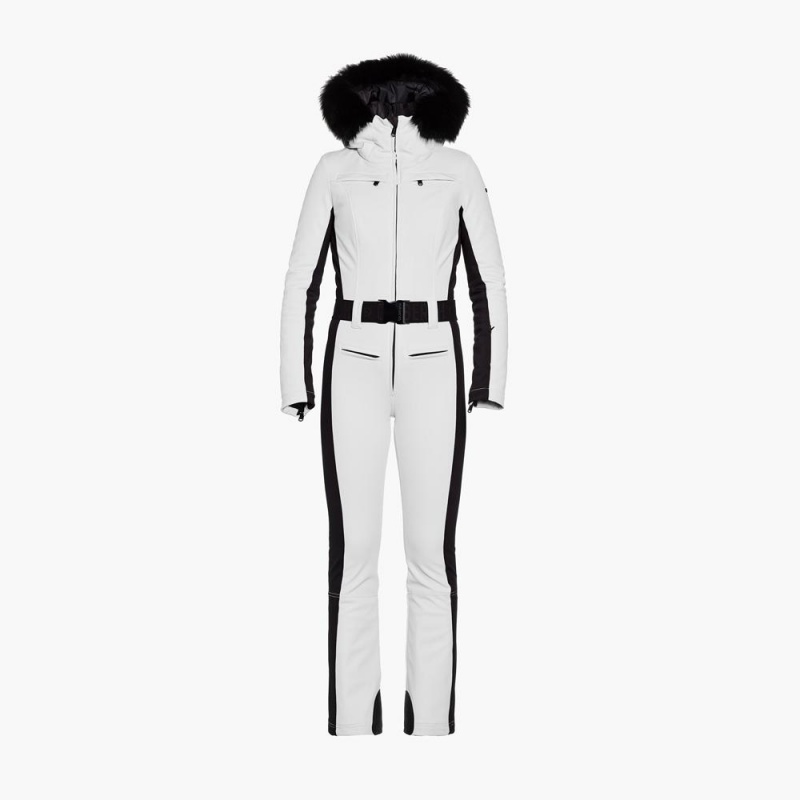 Combinaison Ski Goldbergh PARRY faux border Blanche | GJ8024965