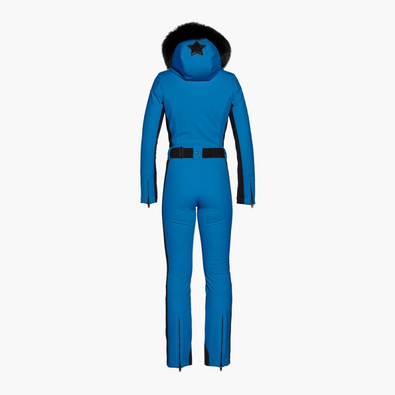 Combinaison Ski Goldbergh PARRY faux border long Bleu | JA1839560