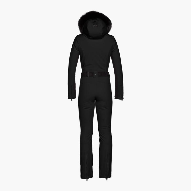 Combinaison Ski Goldbergh PARRY faux border long Noir | UT1425763