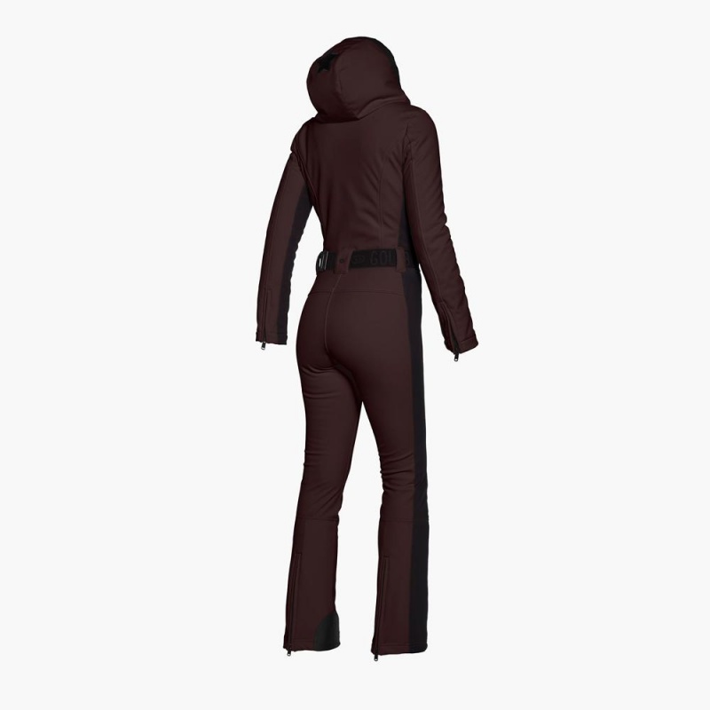 Combinaison Ski Goldbergh PARRY long Marron Foncé | CH5089716