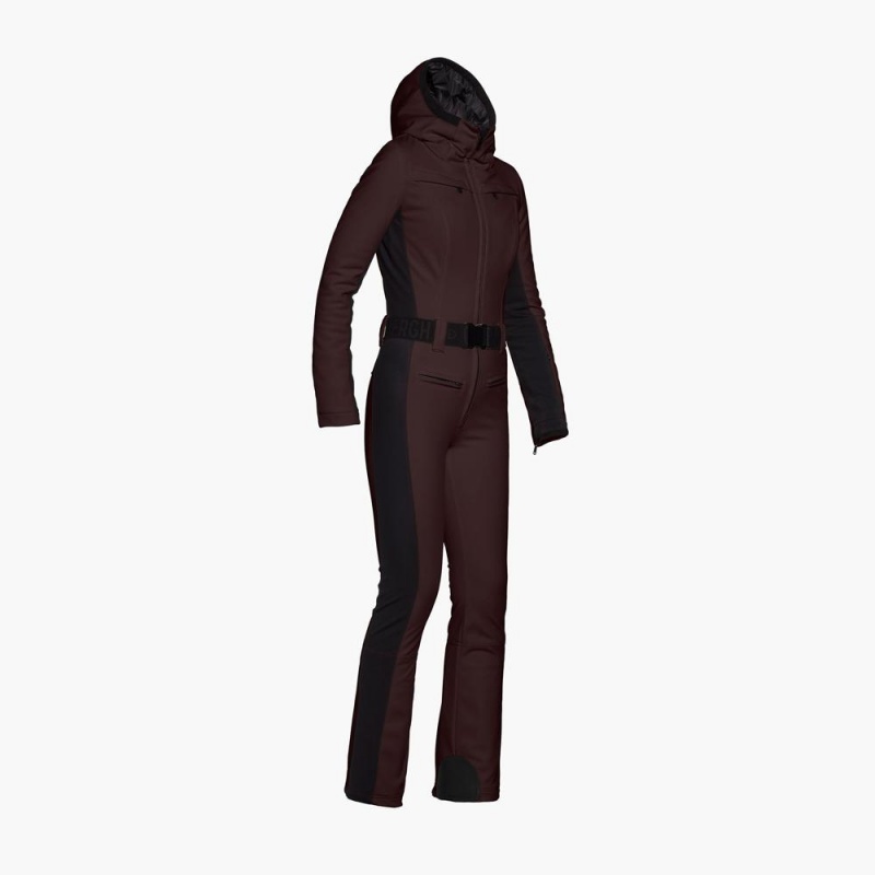 Combinaison Ski Goldbergh PARRY long Marron Foncé | CH5089716