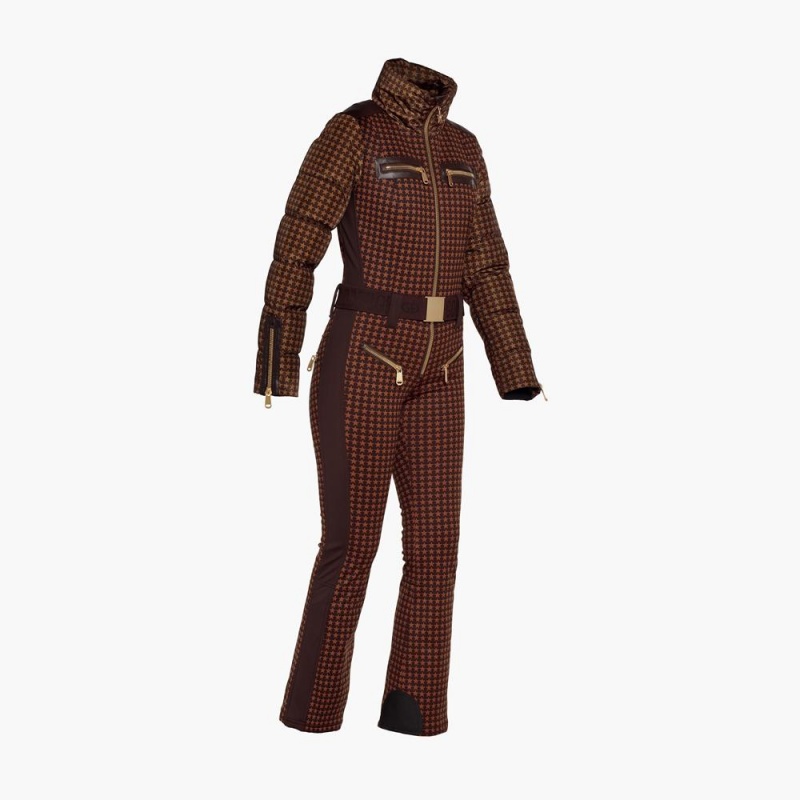Combinaison Ski Goldbergh STARSTRUCK Marron Foncé | BE0872693