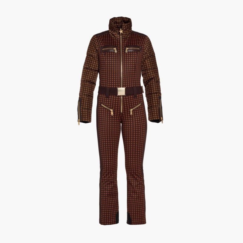 Combinaison Ski Goldbergh STARSTRUCK Marron Foncé | BE0872693