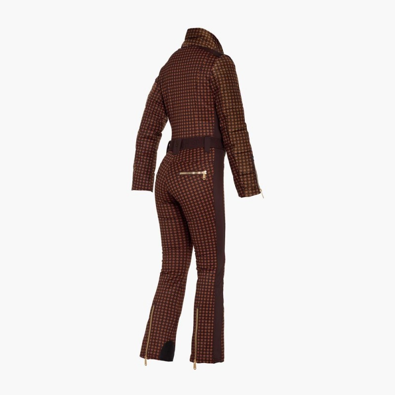 Combinaison Ski Goldbergh STARSTRUCK Marron Foncé | BE0872693