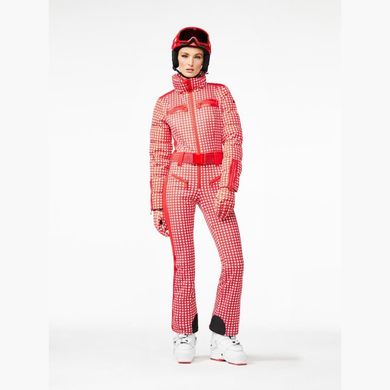 Combinaison Ski Goldbergh STARSTRUCK Rouge | YE5418092