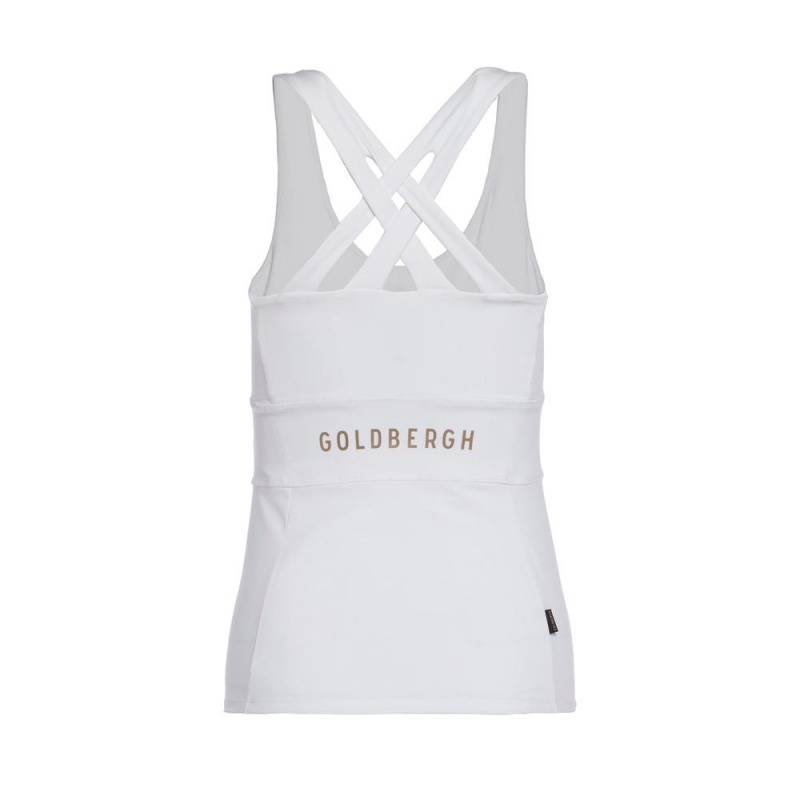 Debardeur Goldbergh MANHATTAN with cups Blanche | SA4126053