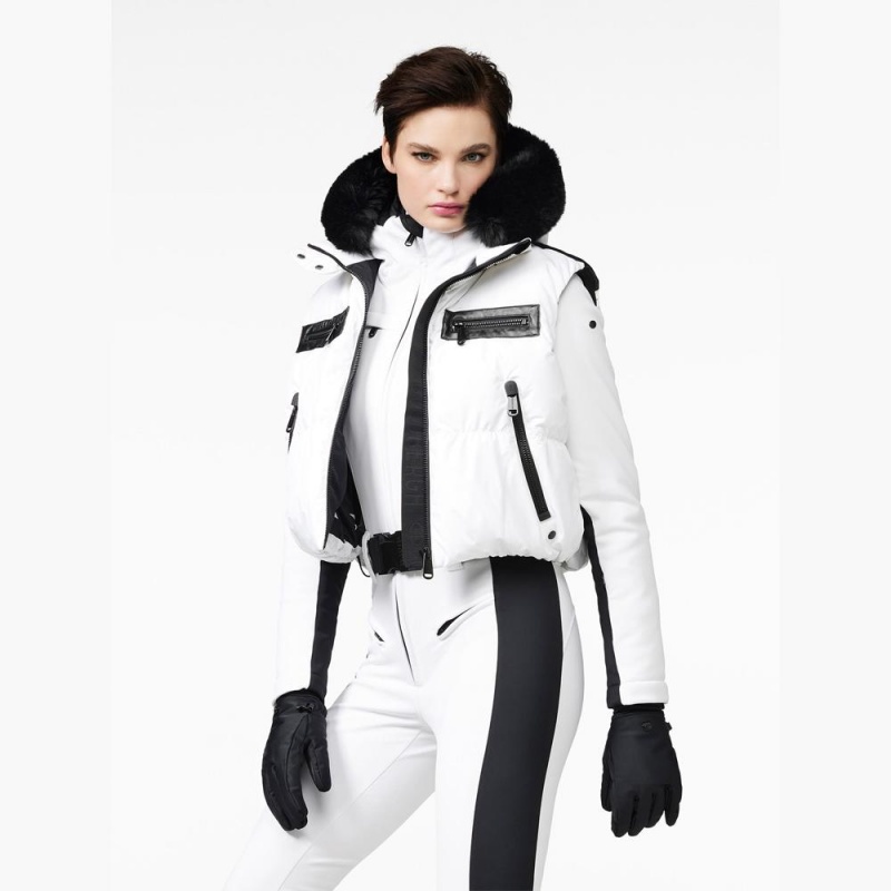 Gilet Goldbergh BLAST ski Blanche | FM9354801