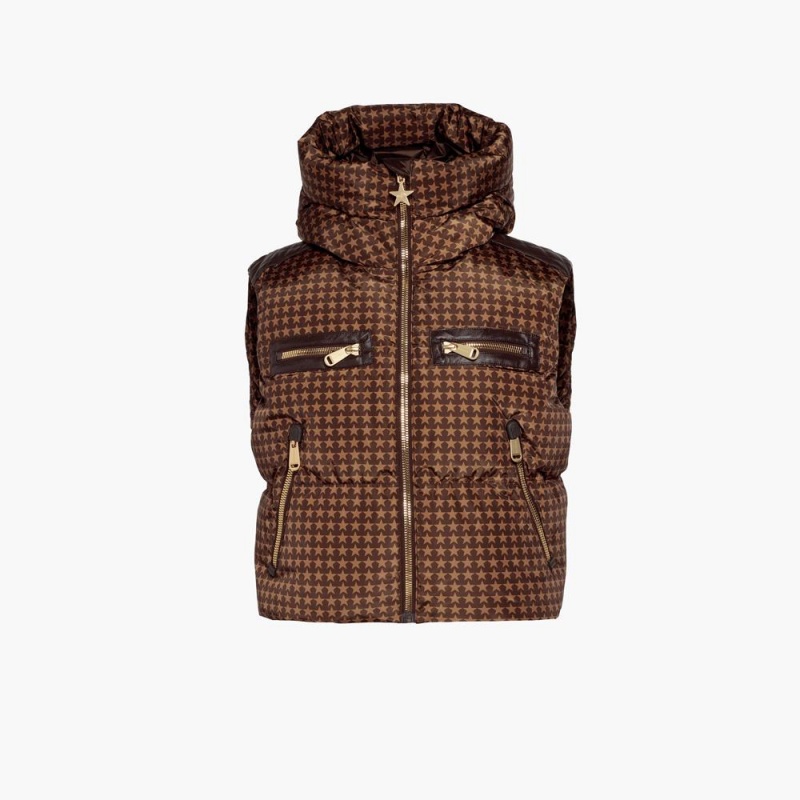 Gilet Goldbergh TEAMPLAYER ski Marron Foncé | MG8620153