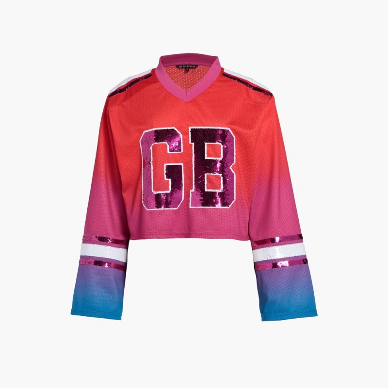 Hauts de ski Goldbergh FLOW long sleeve Rouge | RJ2819536