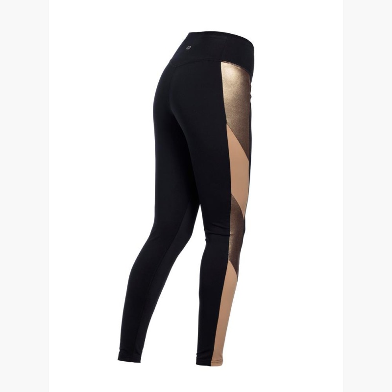 Leggings Goldbergh Mosaic Doré | XP8103527