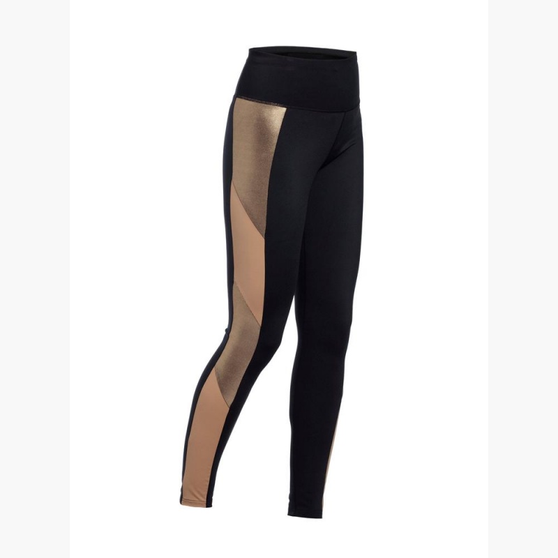 Leggings Goldbergh Mosaic Doré | XP8103527