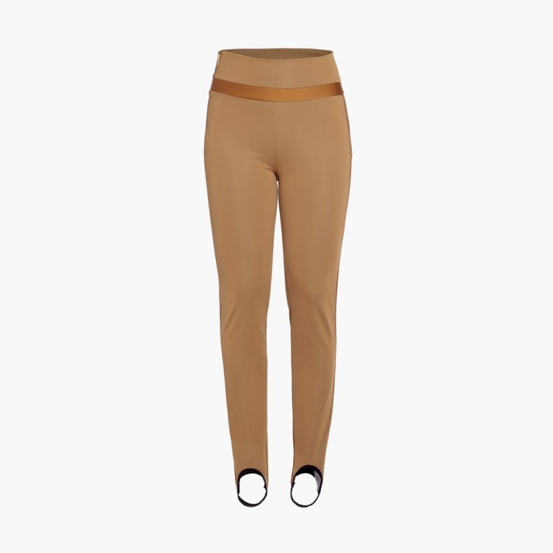 Leggings Goldbergh PRAISE ski Marron | QC4916782