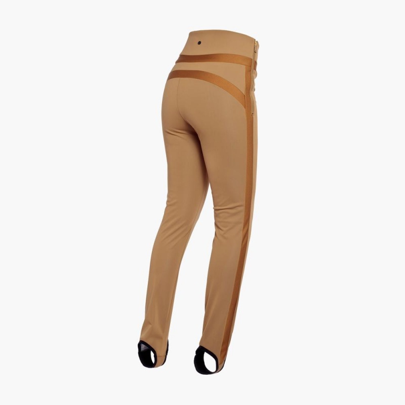 Leggings Goldbergh PRAISE ski Marron | QC4916782
